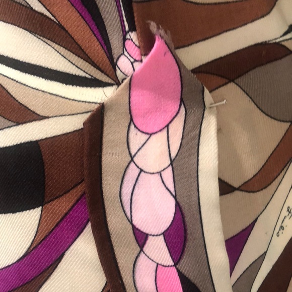 Vintage Emilio Pucci floral sleeveless coat dress - Picture 7 of 16